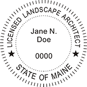 Landscape Architect - Maine - 1-5/8" Dia