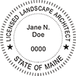 LSARCH-ME - Landscape Architect - Maine - 1-5/8" Dia