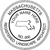 Landscape Architect - Massachusetts - 1-5/8"" Dia