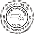 LSARCH-MA - Landscape Architect - Massachusetts - 1-5/8"" Dia