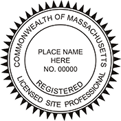 Licensed Site Professional - Massachusetts - 1-5/8" Dia