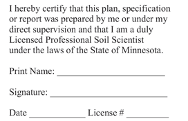 Soil Scientist - Minnesota 1-1/2" x 2" Stamp
