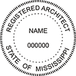 ARCH-MS - Architect - Mississippi - 1-1/2" Dia