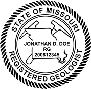 Geologist - Missouri - 1-3/4"  Dia