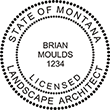 LSARCH-MT - Landscape Architect - Montana - 1-5/8" Dia