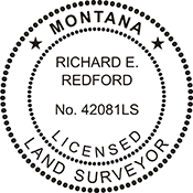 Land Surveyor - Montana - 1-5/8" Dia
