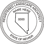 Landscape Architect  - Nevada - 1-7/8" Dia