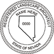 LSARCH-NV - Landscape Architect  - Nevada - 1-7/8" Dia