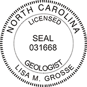 Geologist - North Carolina - 1-5/8" Dia