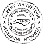 Resdential Real Estate Appraiser - North Carolina - 1-5/8" Dia