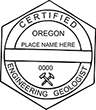ENGGEO-OR - Engineering Geologist - Oregon - 2" Dia