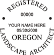 LSARCH-OR - Landscape Architect - Oregon - 1-3/4" Dia