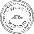 LSARCH-SD - Landscape Architect - South Dakota - 2" Dia