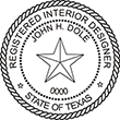 INTDESGN-TX - Interior Designer - Texas - 1-5/8" Dia