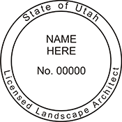 Landscape Architect - Utah - 1-1/2" Dia
