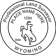 Land Surveyor - Wyoming - 1-3/4" Dia 