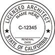 ARCH-CA - Architect - California - 1-1/2" Dia
