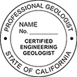 ENGGEO-CA - Engineering Geologist - California - 1-5/8" Dia