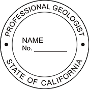 Geologist - California - 1'1/2" Dia