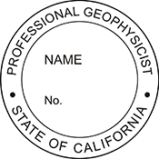 Geophysicist - California - 1-5/8" Dia