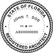 ARCH-FL - Architect - Florida - 2" Dia