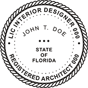 Interior Designer & Registered Architect - Florida - 1-3/4" Dia