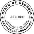 ARCH-GA - Architect - Georgia - 1-3/4" Dia