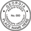 LSARCH-GA - Landscape Architect - Georgia - !-3/4" Dia