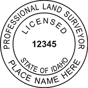 Land Surveyor - Idaho - 1-9/16"" Dia