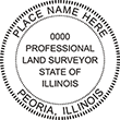 LANDSURV-IL - Land Surveyor - Illinois - 1-5/8" Dia
