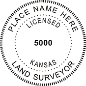 Land Surveyor - Kansas 1-5/8" Dia