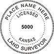 LANDSURV-KS - Land Surveyor - Kansas 1-5/8" Dia