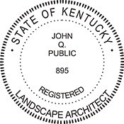 Landscape Architect - Kentucky - 1-9/16" Dia