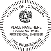 Civil Engineer - Louisiana - 1-5/8"
