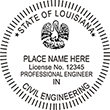CIVIL-LA - Civil Engineer - Louisiana - 1-5/8"